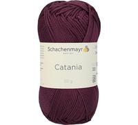 Schachenmayr 9801210-00394, Filati per Maglieria A Mano Catania, 50G Burgund