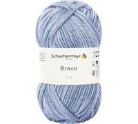 Schachenmayr Bravo 9801211, Gomitolo di Filo per Lavorazione a Maglia, Filato per Uncinetto, 100% poliacrilico, Wolke Denim, 15 x 7 x 7 cm
