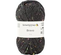 Schachenmayr Bravo 9801211, Gomitolo di Filo per Lavorazione a Maglia, Filato per Uncinetto, 100% poliacrilico, Anthrazit Neon Tweed, 15 x 7 x 7 cm