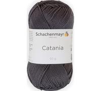 Schachenmayr Catania 9801210, Filo per maglieria, filato per uncinetto, in Cotone, 100% cotone, antracite., 11,5 x 5,2 x 6 cm