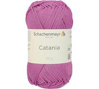 Schachenmayr Catania 9801210, Filo per maglieria, filato per uncinetto, in Cotone, 100% cotone, azalea, 11,5 x 5,2 x 6 cm