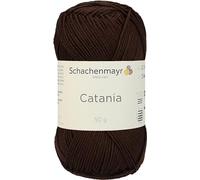 Schachenmayr Catania 9801210, Filo per maglieria, filato per uncinetto, in Cotone, 100% cotone, caffè, 11,5 x 5,2 x 6 cm