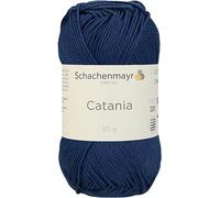 Schachenmayr - Catania Filati per Maglieria e Uncinetto in Cotone, Colore Nr. 164 Jeans Blu - 1 Pezzo