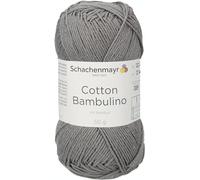 Schachenmayr Filato a Mano, 60% Cotone, 30% Viscosa, 10% Lino, Grigio, 50 g