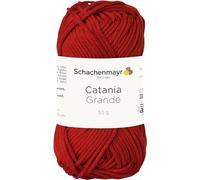 Schachenmayr, Filato per Maglieria Catania Grande 9807331, Filato per Uncinetto, in Cotone, Cotone, Rosso Brillante, 13 x 6 x 6 cm