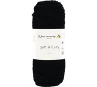 Schachenmayr Soft & Easy, 100 G - Filati per maglieria a mano, colore: Nero