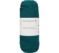Schachenmayr Soft & Easy, 100 G - Filati per maglieria a mano, colore: petrolio