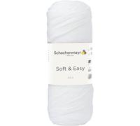 Schachenmayr Soft & Easy, filato per maglieria a mano, 100 g, bianco