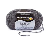 Schachenmayr Soft Mix 9807563-00098 - Filato per maglieria a mano, colore: Antracite
