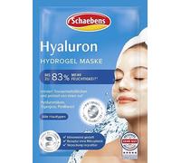 Schaebens Maschera idrogel ialuronico - Mega Booster idrata e imbottita, con acido ialuronico, erba tigre e pantenolo per tutti i tipi di pelle.