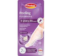 Schaebens Maschera per piedi con grani esfolianti delicati, burro di karitè e peeling in silice per tutti i tipi di pelle (2 calzini per 1 applicazione)