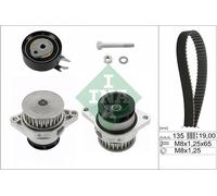 Pompa dell'acqua + kit cinghia di distribuzione INA 530 0166 30
