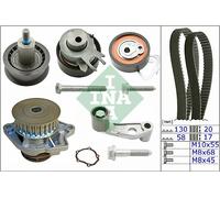 INA Pompa dell'acqua + kit cinghia di distribuzione 530 0360 30 – 27 denti, 24 mm