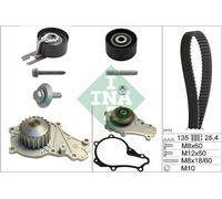 Pompa dell'acqua + kit cinghia di distribuzione INA 530 0369 30