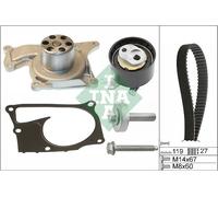 Pompa dell'acqua + kit cinghia di distribuzione INA 530 0607 30