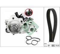 Pompa dell'acqua + kit cinghia di distribuzione INA 530 0743 30