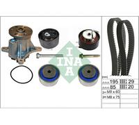 Schaeffler INA 530 0764 30 Pompa acqua + Kit cinghie dentate per CITROËN,PEUGEOT