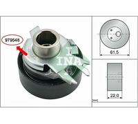 Schaeffler INA 531 0525 30 Rullo tenditore, Cinghia dentata per SEAT,VW