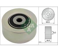 Schaeffler INA 531 0550 10 Rullo tenditore, Cinghia Poly-V per CITROËN,FIAT,PEUG