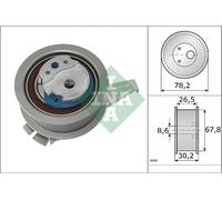 Schaeffler INA 531 0847 10 Rullo tenditore, Cinghia dentata per SKODA,VW