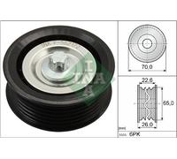 Schaeffler INA 532 0531 10 Galoppino/Guidacinghia, Cinghia Poly-V per CADILLAC,F