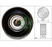 Puleggia di rinvio/guida, cinghia trapezoidale INA 532 0614 10