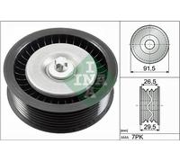 Schaeffler INA 532 0808 10 Galoppino/Guidacinghia, Cinghia Poly-V per MERCEDES-B