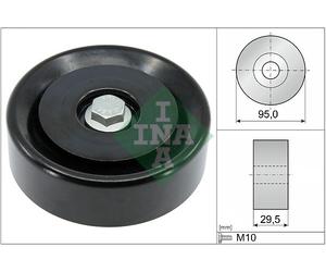 Schaeffler INA 532 0959 10 Galoppino/Guidacinghia, Cinghia Poly-V per DODGE,HYUN