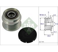 Schaeffler INA 535 0005 10 Dispositivo ruota libera alternatore per AUDI,SKODA,V