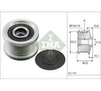 Schaeffler INA 535 0044 10 Dispositivo ruota libera alternatore per NISSAN,NISSA
