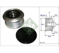 Schaeffler INA 535 0090 10 Dispositivo ruota libera alternatore per FORD,FORD US