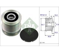 Schaeffler INA 535 0165 10 Dispositivo ruota libera alternatore per MERCEDES-BEN