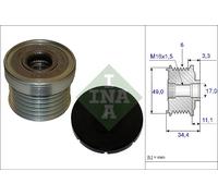 Schaeffler INA 535 0183 10 Dispositivo ruota libera alternatore per BMW,BMW (BRI