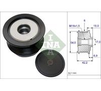 Schaeffler INA 535 0188 10 Dispositivo ruota libera alternatore per OPEL,SAAB,VA
