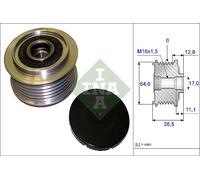 Schaeffler INA 535 0201 10 Dispositivo ruota libera alternatore per AUDI,AUDI (F