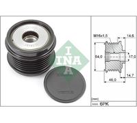 Schaeffler INA 535 0308 10 Dispositivo ruota libera alternatore per CITROËN,DS,O