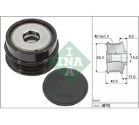 Schaeffler INA 535 0339 10 Dispositivo ruota libera alternatore per TOYOTA