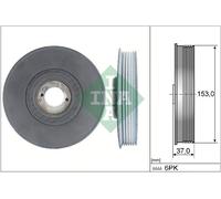 Schaeffler INA 544 0039 10 Puleggia cinghia, Albero a gomiti per CITROËN,FIAT,LA