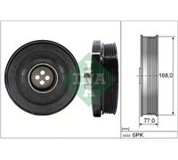 Schaeffler INA 544 0130 10 Puleggia cinghia, Albero a gomiti per BMW