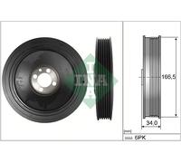Puleggia della cinghia, albero motore INA 544 0150 10
