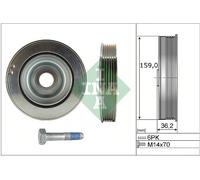 Puleggia albero motore con antivibrante 544 0173 20 INA per CITROËN PEUGEOT DS