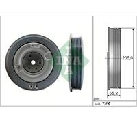 Schaeffler INA 544 0506 10 Puleggia cinghia, Albero a gomiti per VOLVO,VOLVO ASI