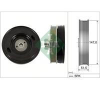 INA 544 0509 10 Puleggia cinghia albero a gomiti