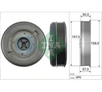 INA 544 0513 10 Puleggia cinghia albero a gomiti