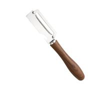 schäler Multifunktion - 150g Edelstahl Ergonomischer Rutschfester Griff | Küchen Schäler | Kartoffel Karotte Gurke Kürbis Schneider 420/430 Stahl PP Holzgriff Camping Küche