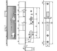 Schänis Serratura a mortaio con telaio tubolare 1902