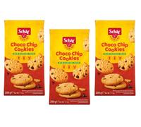 Schär Gluten Free Choco Chip Cookies - 3 biscotti con gocce di cioccolato, senza glutine, 200 g