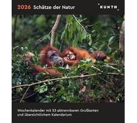 Schätze der Natur - KUNTH Postkartenkalender 2026: Hochwertiger Tischkalender mit 53 traumhaften Postkarten (auch zum Aufhängen)