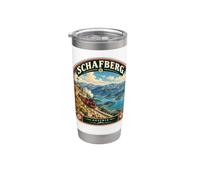 Schafberg Austria Vintage Alpi Austriache Viaggio Bicchiere termico in acciaio inox doppia parete