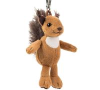 Schaffer Knuddel mich!- Eichhörnchen Peluche Portachiavi Scoiattolo Luzy, Colore Marrone, 12 cm, 0250
